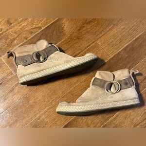 UGG Tan and Brown Boots with Buckle